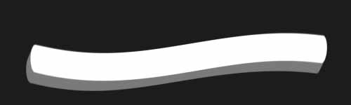 Velvet Glyph brush stroke preview from 3D Strokes for Procreate