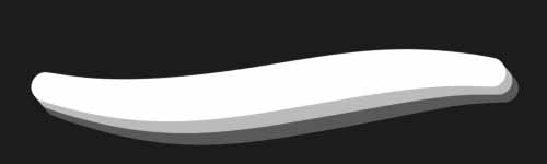 Glam Chroma brush stroke preview from 3D Strokes for Procreate