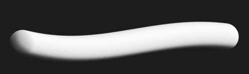 3D Tube brush stroke preview from 3D Essentials for Procreate