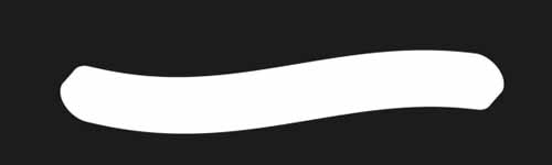 3D Button brush stroke preview from 3D Essentials for Procreate