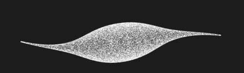 Chromatic Noise Mono brush stroke preview from 3D Playground for Procreate