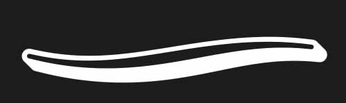 Hollow Line brush stroke preview from 3D Playground for Procreate