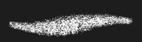 Ember Veil brush stroke preview from Spongy Veil for Procreate
