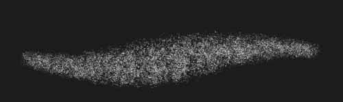 Fog Bloom brush stroke preview from Spongy Veil for Procreate