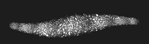 Frost Pebble brush stroke preview from Spongy Veil for Procreate
