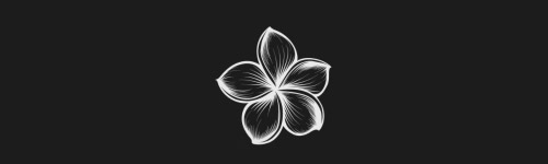Plumeria brush stroke preview from Flower Stamps Vol.3 for Procreate