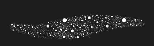 Orb Mesh brush stroke preview from Sponge Patterns for Procreate