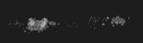 Dust Claw brush stroke preview from Grunge Motion for Procreate