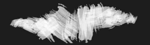 Iron Static brush stroke preview from Grunge Motion for Procreate