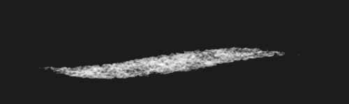 Sand Whisk brush stroke preview from Chalk Studio for Procreate
