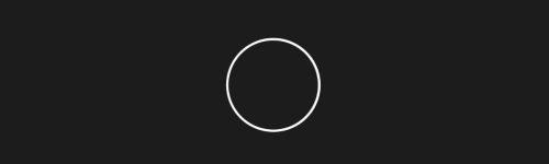 Circle Outlines brush stroke preview from Simple Geometry for Procreate