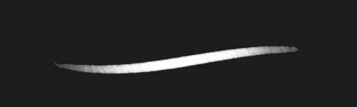 Air Strands brush stroke preview from Glam Touch for Procreate