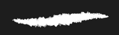 Dry Ink brush stroke preview from Ink&Grain for Procreate