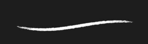 Rough Line brush stroke preview from Ink&Grain for Procreate