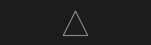 Triangle Outlines brush stroke preview from Simple Geometry for Procreate