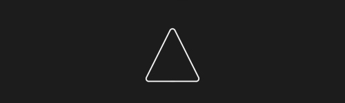 Rounded Triangle brush stroke preview from Simple Geometry for Procreate