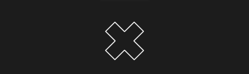 X Outlines brush stroke preview from Simple Geometry for Procreate