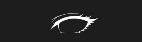 Almond Soft brush stroke preview from Anime Eyes Builder for Procreate