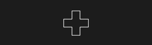 Plus Outlines brush stroke preview from Simple Geometry for Procreate