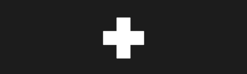 Plus Glyph brush stroke preview from Simple Geometry for Procreate