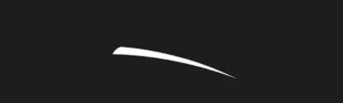 Downward Brow brush stroke preview from Anime Eyes Builder for Procreate