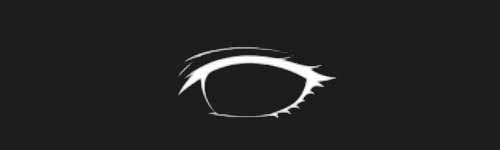 Gentle Eye brush stroke preview from Anime Eyes Builder for Procreate
