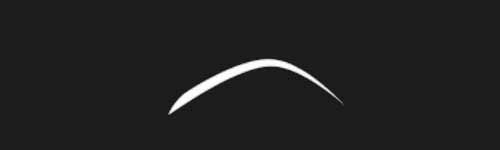 High Arch brush stroke preview from Anime Eyes Builder for Procreate