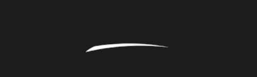 Narrow Brow brush stroke preview from Anime Eyes Builder for Procreate