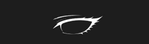 Narrow Calm brush stroke preview from Anime Eyes Builder for Procreate
