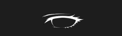 Soft Sad brush stroke preview from Anime Eyes Builder for Procreate
