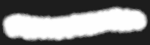 Fur Texture brush stroke preview from Fur Brushes for Procreate