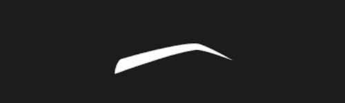 Thick Angled brush stroke preview from Anime Eyes Builder for Procreate
