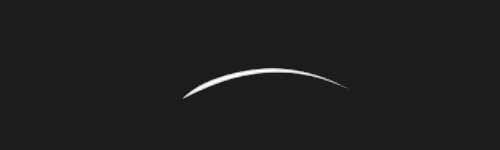 Thin Curved brush stroke preview from Anime Eyes Builder for Procreate