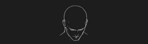 Down Left brush stroke preview from Male Head Base for Procreate