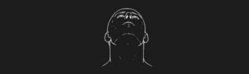 Extreme Low Angle brush stroke preview from Male Head Base for Procreate