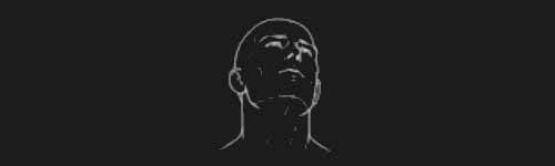 Up Left brush stroke preview from Male Head Base for Procreate