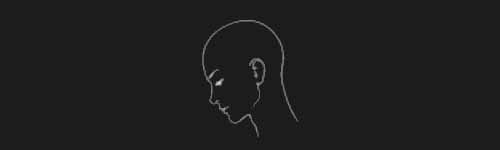 Profile Left Down brush stroke preview from Female Head Base for Procreate