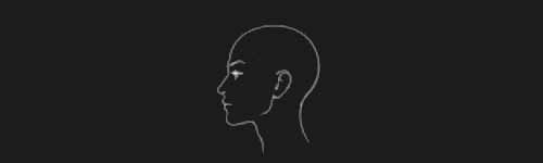 Profile Left brush stroke preview from Female Head Base for Procreate