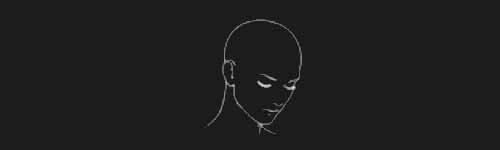 Turn Left Down brush stroke preview from Female Head Base for Procreate