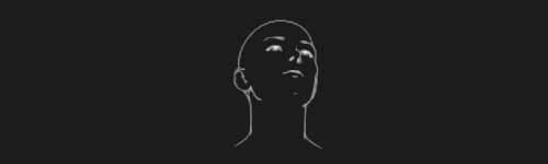 Up Left brush stroke preview from Female Head Base for Procreate