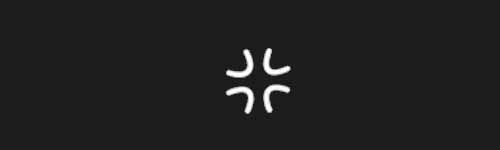 Anger Mark brush stroke preview from Emoji Studio Kit for Procreate