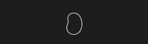 Bean Face brush stroke preview from Emoji Studio Kit for Procreate