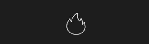 Flame Shape brush stroke preview from Emoji Studio Kit for Procreate