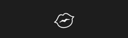 Kiss Mark brush stroke preview from Emoji Studio Kit for Procreate