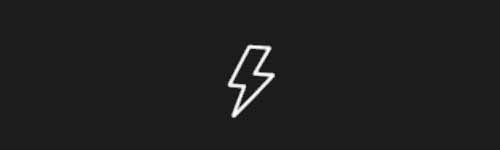 Lightning brush stroke preview from Emoji Studio Kit for Procreate