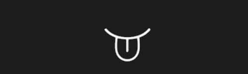 Playful Tongue brush stroke preview from Emoji Studio Kit for Procreate
