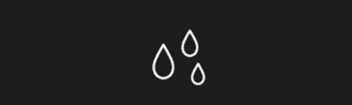 Sweat Drops brush stroke preview from Emoji Studio Kit for Procreate