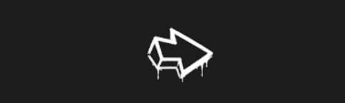 3D Arrow brush stroke preview from Street Marks for Procreate