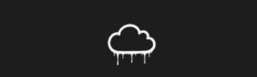 Cloud brush stroke preview from Street Marks for Procreate