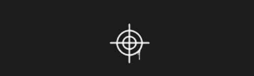 Crosshair brush stroke preview from Street Marks for Procreate